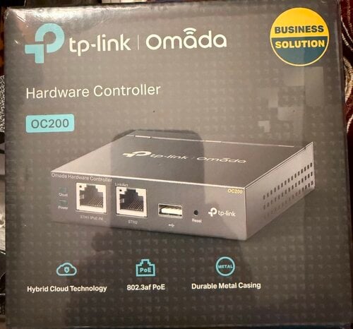 Περισσότερες πληροφορίες για "TP-LINK OMADA HARDWARE CONTROLLER OC200"