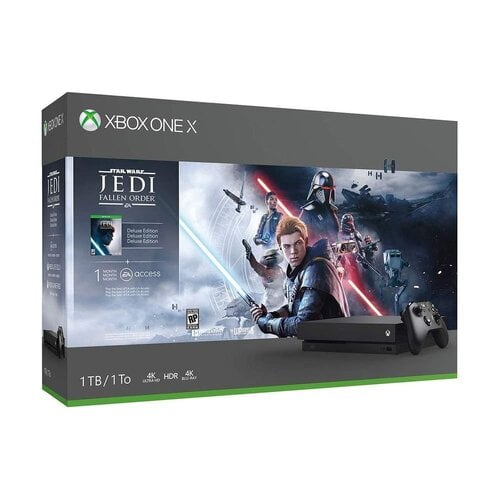 Περισσότερες πληροφορίες για "Microsoft Xbox One X Star Wars Jedi: Fallen Order Bundle 1TB"