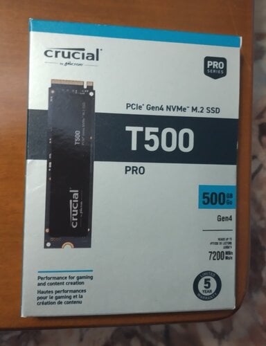 Περισσότερες πληροφορίες για "Crucial T500 - SSD nvme 500GB PCIe 4.0"