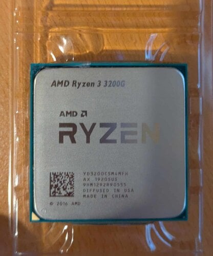 Περισσότερες πληροφορίες για "AMD Ryzen 3 3200G (Tray)"