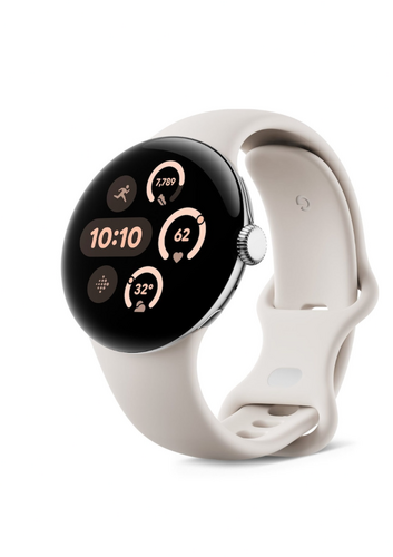 Περισσότερες πληροφορίες για "Google Pixel Watch 3 (45mm/Ασημί)"