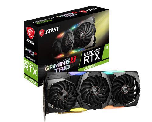 Περισσότερες πληροφορίες για "MSI GeForce RTX 2070 SUPER GAMING X TRIO"