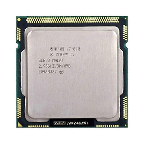 Περισσότερες πληροφορίες για "INTEL CORE I7-870 2.93 GHZ LGA1156 (ΤRΑΥ)"