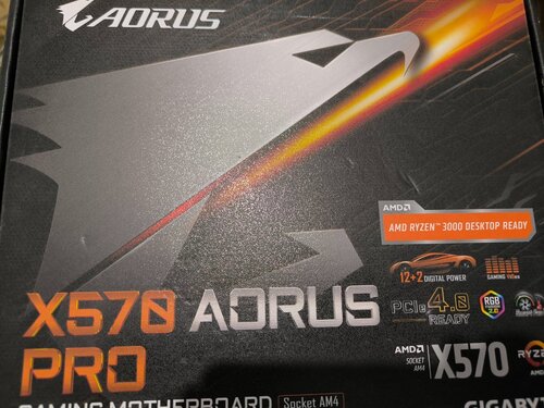 Περισσότερες πληροφορίες για "Gigabyte X570 AORUS PRO (rev. 1.0) . Ryzen 9 .32gb ramm ddr4 Ram"