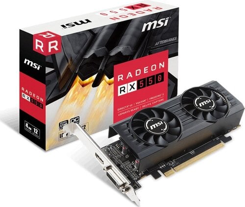 Περισσότερες πληροφορίες για "MSI Radeon RX 550 4GT LP OC"