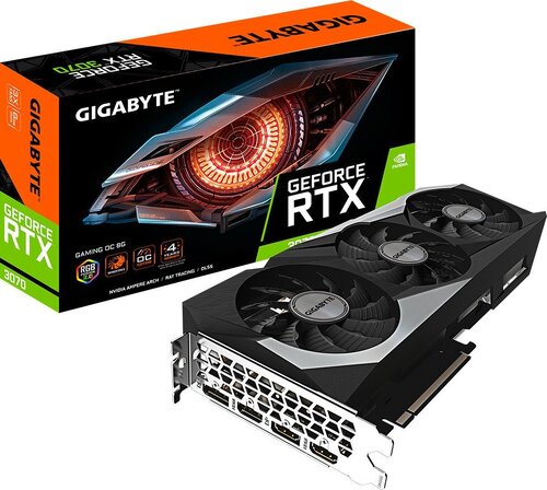 Περισσότερες πληροφορίες για "Gigabyte GeForce RTX 3070 GAMING OC 8G + CPU"