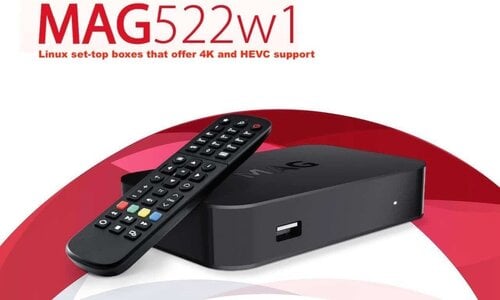 Περισσότερες πληροφορίες για "MAG522W1 LINUX SET-TOP BOX 4K HEVC SUPPORT WI-FI"