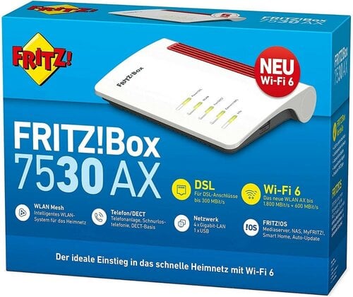 Περισσότερες πληροφορίες για "AVM FRITZ!Box 7530 AX"