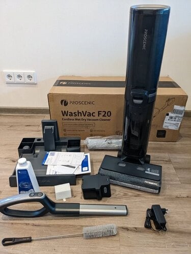 Περισσότερες πληροφορίες για "Proscenic WashVac F20 Cordless Wet Dry"