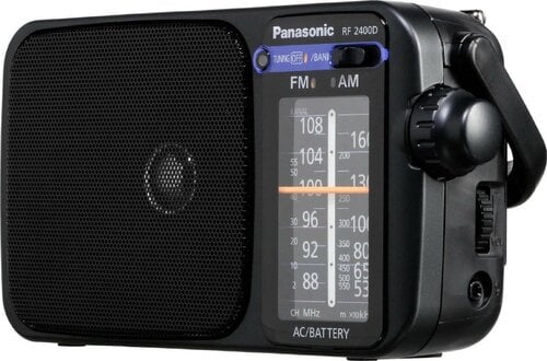 Περισσότερες πληροφορίες για "Panasonic RF-2400DEG-K Φορητό Ραδιόφωνο Ρεύματος / Μπαταρίας Μαύρο ολοκαίνουργιο στο κουτί του"