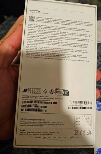 Περισσότερες πληροφορίες για "Apple iPhone 16 Plus (Άσπρο/128 GB)"