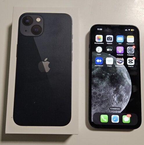 Περισσότερες πληροφορίες για "Apple iPhone 13 (Μαύρο/128 GB)"