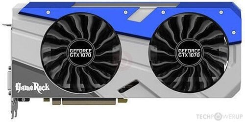 Περισσότερες πληροφορίες για "Palit NVIDIA GeForce GTX 1070 GameRock"