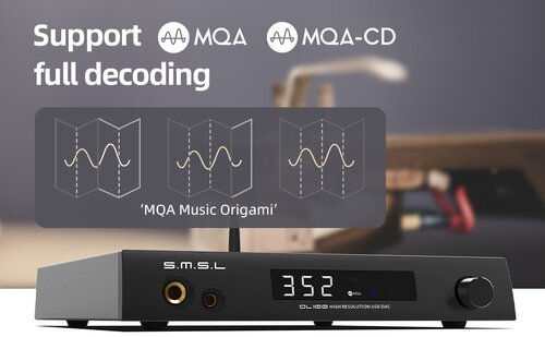 Περισσότερες πληροφορίες για "SMSL DL100 DAC and Headphone Amp"