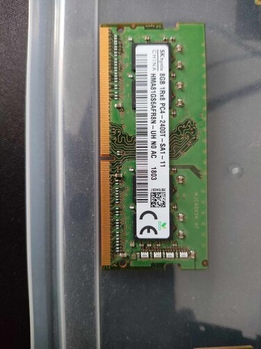 Περισσότερες πληροφορίες για "Μνήμη SKHynix SO-DIMM DDR4 8gb 2400MHz του χρήστη grikos98"