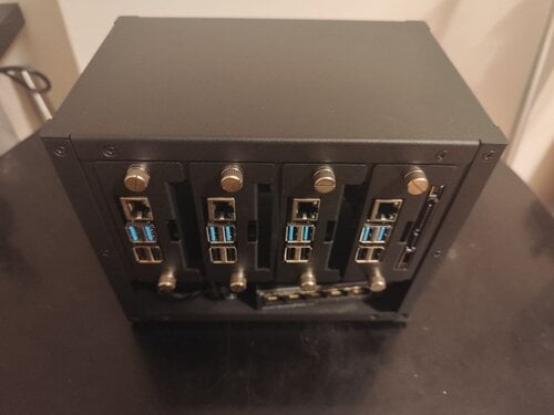 Περισσότερες πληροφορίες για "Raspberry PI Cluster 4 Nodes POE + Switch"