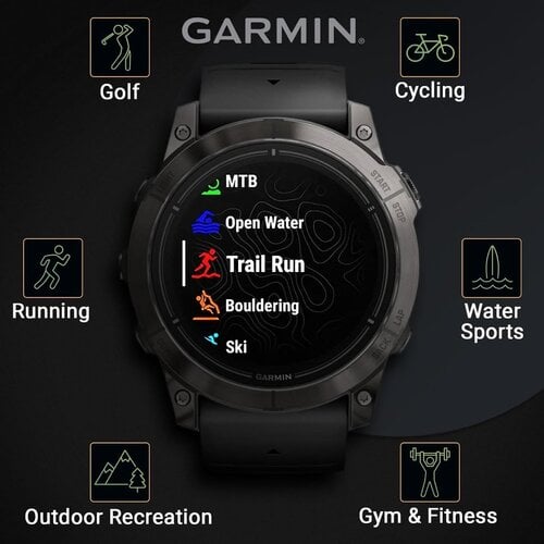 Περισσότερες πληροφορίες για "Garmin epix Pro (Gen 2) 47mm/Μαύρο Sapphire"