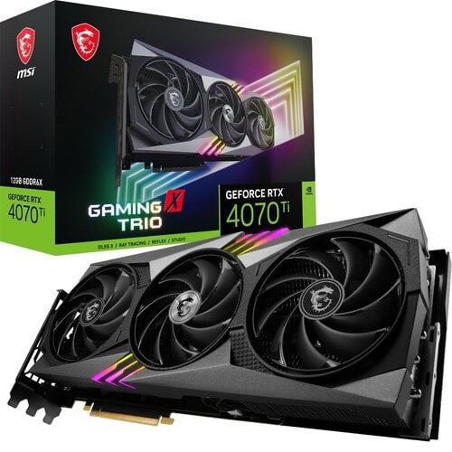 Περισσότερες πληροφορίες για "MSI RTX 4070 Ti GAMING X 12G"