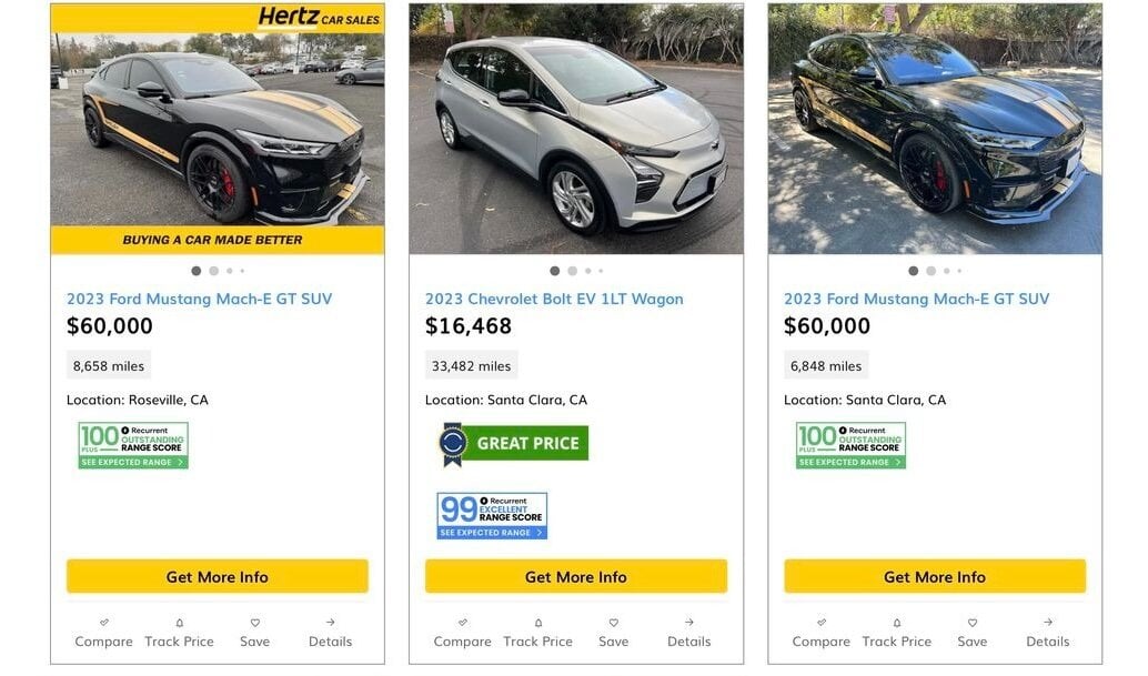 Περισσότερες πληροφορίες για "Η Hertz πουλάει τα ηλεκτρικά της οχήματα σε χαμηλές τιμές"