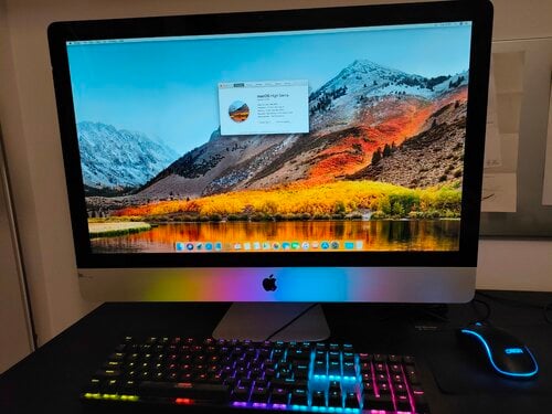 Περισσότερες πληροφορίες για "imac 27" mid 2011 i5 2.7GHz - 12GB DDR3 - 250GB SSD - AMD Radeon HD 6770M 512 MB"