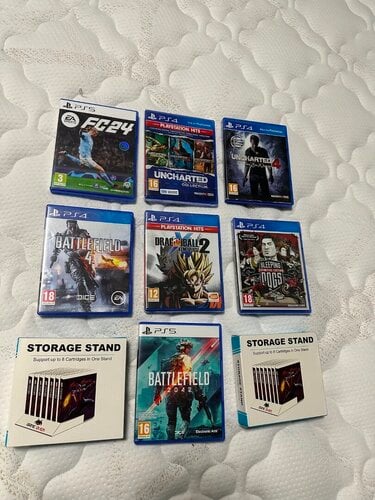 Περισσότερες πληροφορίες για "PS4 games ps5 games Case για παιχνίδια"