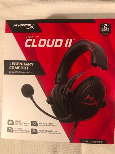 Περισσότερες πληροφορίες για "HyperX Cloud II Over Ear Gaming Headset με σύνδεση USB / 2x3.5mm Κόκκινο"