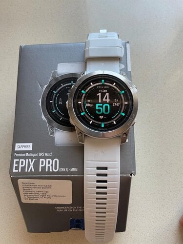 Περισσότερες πληροφορίες για "Garmin Epix pro gen2 51mm sapphire titanium"