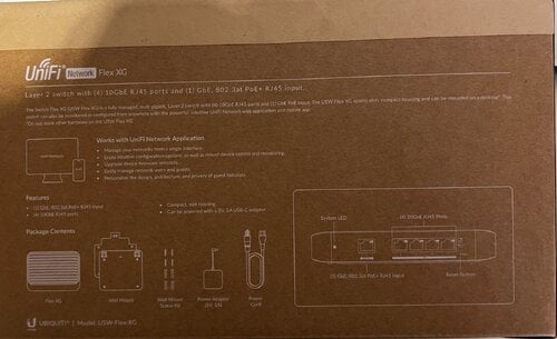 Περισσότερες πληροφορίες για "Unifi Flex 10G switch"