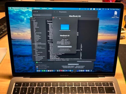 Περισσότερες πληροφορίες για "MacBook Air M1 16 GB μνήμη RAM"