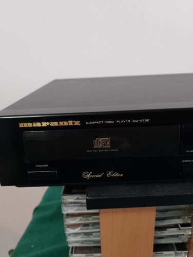 Περισσότερες πληροφορίες για "Cd player Marantz cd67 SE"