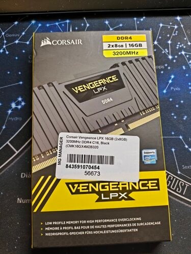 Περισσότερες πληροφορίες για "Corsair Vengeance 16 gb 3200 ddr4 c16"