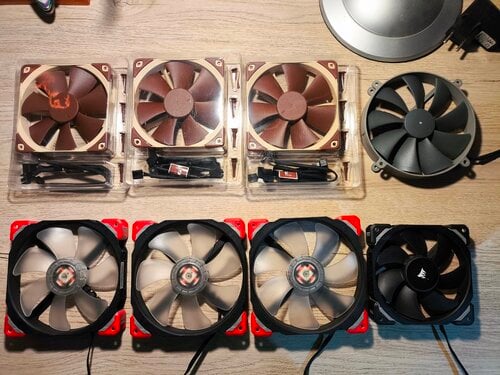 Περισσότερες πληροφορίες για "8 fans Corsair και noctua + BeQuiet DRP4 ψήκτρα"