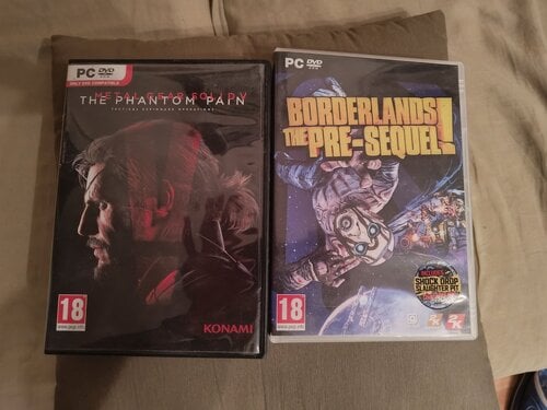 Περισσότερες πληροφορίες για "Metal Gear Solid V : The Phantom Pain, Borderlands The Pre-sequel, Logitech Rumblepad 2"