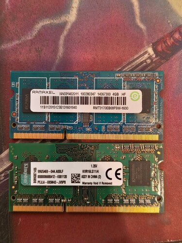 Περισσότερες πληροφορίες για "8 (4+4) GB DDR 3 SO-DIMM"