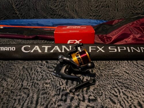 Περισσότερες πληροφορίες για "Shimano Catana FX 1.83 3-14g + Shimano FX 2500HG + Fishing Line"