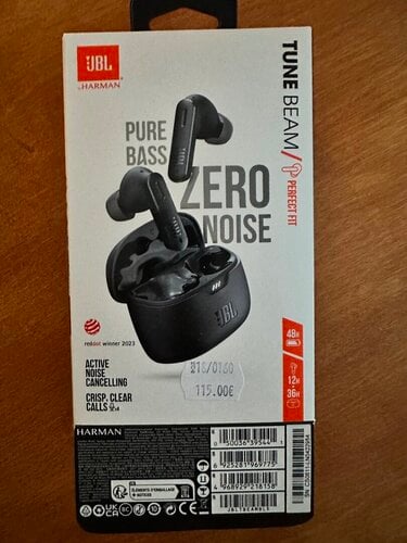 Περισσότερες πληροφορίες για "JBL Pure Bass Ασύρματα Ακουστικά +εγγύηση"