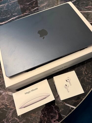 Περισσότερες πληροφορίες για "MacBook Air M3 15,3 2024 , Magic Mouse , Airpods 4 With Active Noise Cancellation"