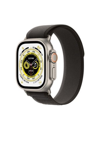 Περισσότερες πληροφορίες για "Apple Watch Ultra Titanium 49mm Αδιάβροχο με eSIM και Παλμογράφο (Black/Gray Trail Loop S/M)"