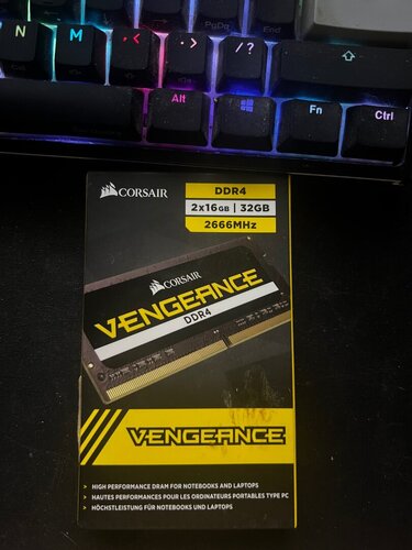 Περισσότερες πληροφορίες για "Corsair Vengeance 2*16 kit"