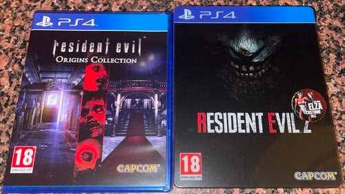 Περισσότερες πληροφορίες για "Resident Evil 2 Remake με πολυ σπανιο Steelbook + Resident Evil Origins Collection PS4 Game"