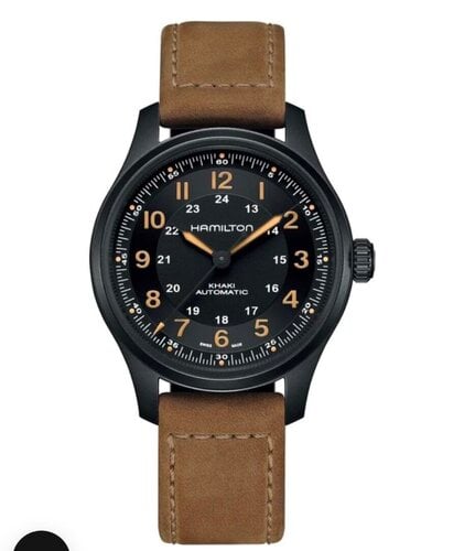 Περισσότερες πληροφορίες για "HAMILTON Titanium Automatic Brown Leather Strap"