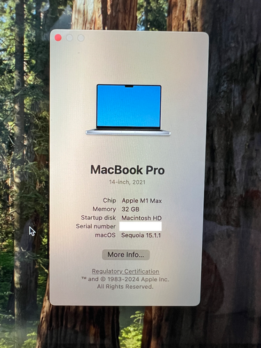 Περισσότερες πληροφορίες για "MacBook Pro M1 Max 32GB 14" 1TB SSD 93% battery health, ανταλλαγή και με iPhone 15 Pro Max"