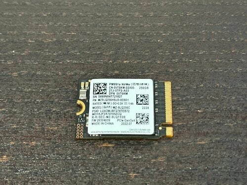 Περισσότερες πληροφορίες για "Samsung PM991 (256 GB/PCI Express 3.0)"