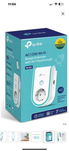 Περισσότερες πληροφορίες για "TP-LINK RE365 v1 WiFi Extender Dual Band (2.4 & 5GHz) 1200Mbps"