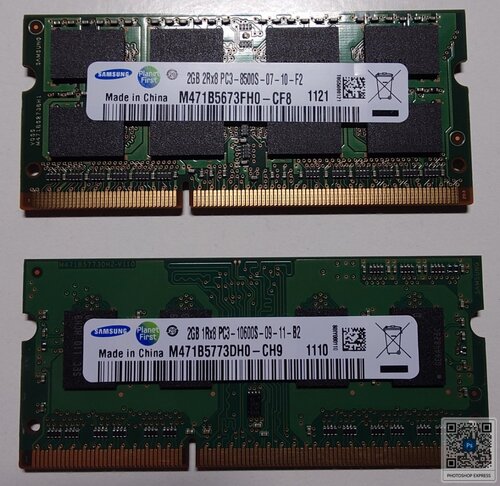 Περισσότερες πληροφορίες για "DDR3 Samsung 2x2GB PC3 8500S & PC3 10600S 1.5v"