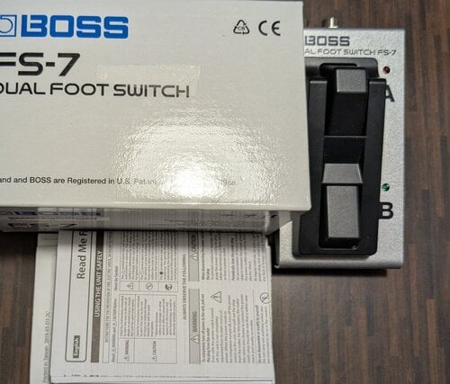 Περισσότερες πληροφορίες για "BOSS FS-7 DUAL FOOT SWITCH Πετάλι"