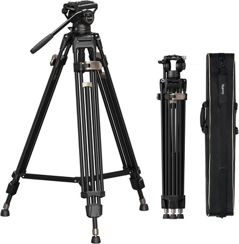 Περισσότερες πληροφορίες για "SmallRig AD-80 FreeBlazer Heavy-Duty Aluminum Alloy Tripod System, 75""