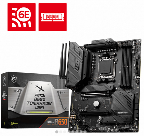 Περισσότερες πληροφορίες για "MSI Mag B650 Tomahawk WIFI Motherboard ATX με AMD AM5 Socket"