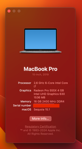 Περισσότερες πληροφορίες για "Apple MacBook Pro A1990"