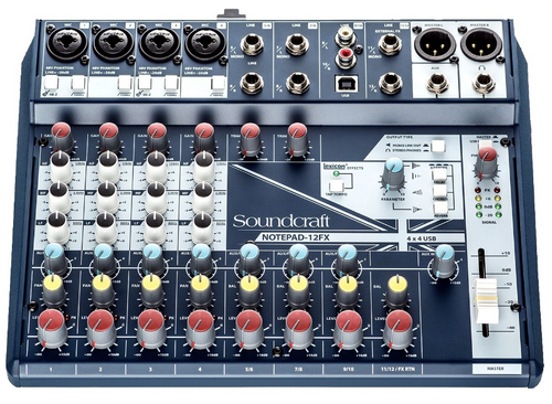 Περισσότερες πληροφορίες για "Soundcraft Notepad-12FX"